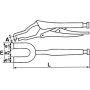 PINCE-ETAU POUR SOUDURE DE PRECISION - SAM 218-28