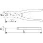 PINCE COUPANTE ACIER GRANDE CAPACITE DE 3,6 A 6 MM - SAM 227-20AN