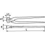 TENAILLE MECANICIEN BRANCHES GAINEES 250 MM - SAM 229-25CP