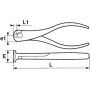 PINCE COUPANTE EN BOUT PVC 160 MM - SAM 231-16P