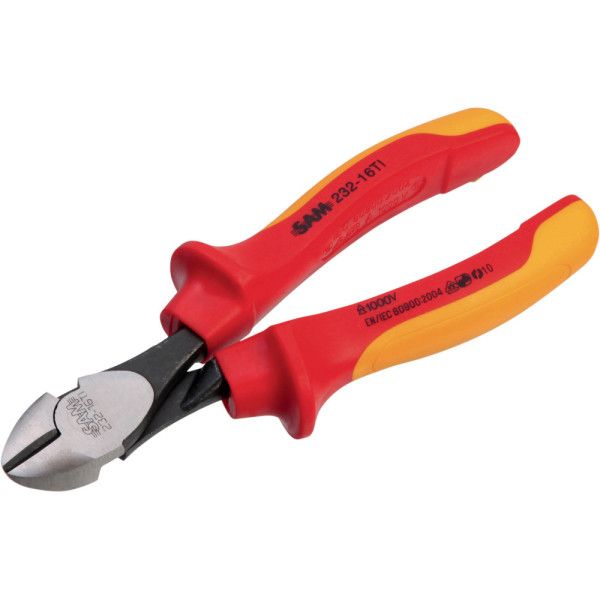 PINCE COUPANTE DIAGONALE ISOLEE 160 MM - SAM 232-16TI