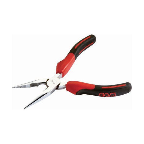 PINCE BEC DEMI ROND DROIT BI-MATIERE AVEC RESSORT 200 MM - SAM 237-R20G
