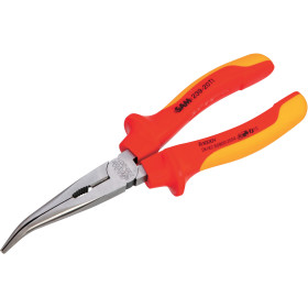 PINCE BEC DEMI ROND COUDE ISOLEE 160 MM - SAM 239-16TI