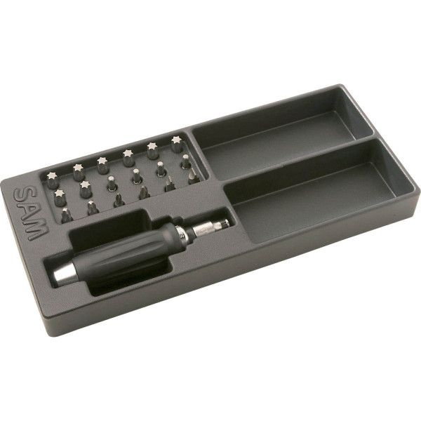 MODULE ABS 1/3 DE TOURNEVIS A FRAPPER AVEC EMBOUTS - SAM 270A-J20M