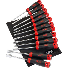 CLE A DOUILLE EMMANCHEE DE 3,5 A 13 MM - TROUSSE DE 12 - SAM 292P-J12