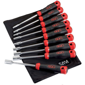 CLE A DOUILLE EMMANCHEE DE 3,5 A 10 MM - TROUSSE DE 9 - SAM 292P-J9