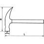 MARTEAU ARRACHE-CLOUS - SAM 313-PT-20N