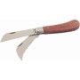COUTEAU POUR ELECTRICIEN 2 LAMES DONT UNE SERPETTE 70 MM - SAM 371