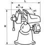 ETAU FIXATION PAR VENTOUSE - SAM 398-1