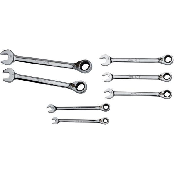 CLE MIXTE A CLIQUET BRILLANTE SD DE 8 A 19 MM - JEU DE 7 - SAM 50-C-J7