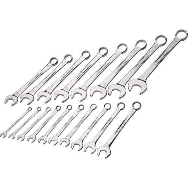 CLE MIXTE DE 8 A 30 MM - JEU DE 18 - SAM 50N-J18