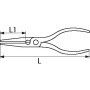 PINCE ELECTRONIQUE BEC 1/2'' ROND LONG - SAM 554-L