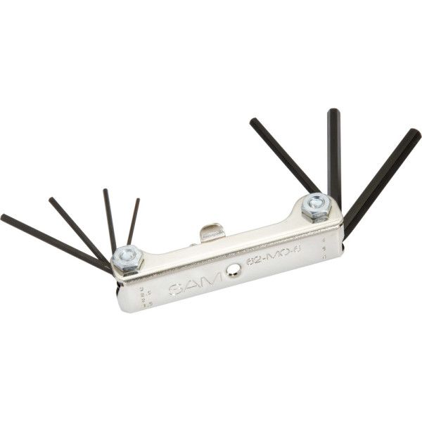 MONTURE 7 CLES MALES COURTES 6 PANS - 2,5 3 4 5 6 8 10 - SAM 62-M07