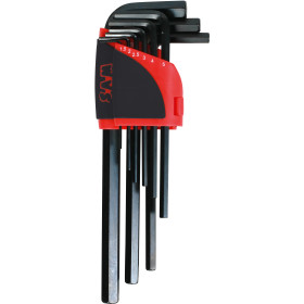 RATELIER 9 CLES MALES LONGUES 1/4'' - 5/16'' - SAM 63-R9AP