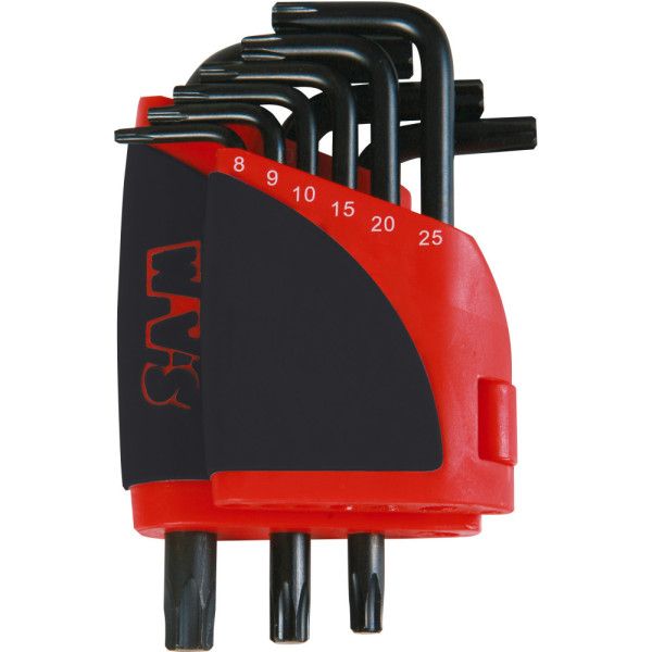 RATELIER 9 CLES MALES COURTES TORX T8 A T40 - SAM 66-R9A