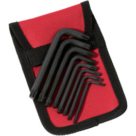 CLE MALE TORX T10 T15 T20 T25 T27 T30 T40 T45 EN TROUSSE - SAM 66-TR8