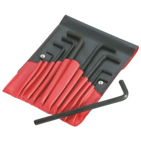 CLE MALE 6 PANS A TETE SPHERIQUE 2 A 10 MM - TROUSSE DE 10 - SAM 67-ATR10