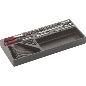 MODULE ABS 1/3 DE 33 OUTILS 1/4'' - SAM 73-R1M