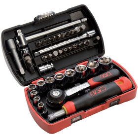 COFFRET POCKET LIGHT 39 DOUILLES ET ACCESSOIRES 1/4'' - SAM 73-R39