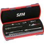 DOUILLES ET ACCESSOIRES 1/4'' - COFFRET DE 30 - EN POUCE - SAM 73-RPM30