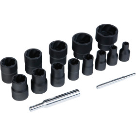 DOUILLE D'EXTRACTION D'ECROUS - COFFRET 10 PIECES - SAM 74NJ-J10