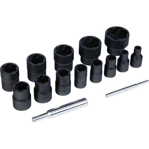 DOUILLE D'EXTRACTION D'ECROUS - COFFRET 10 PIECES - SAM 74NJ-J10