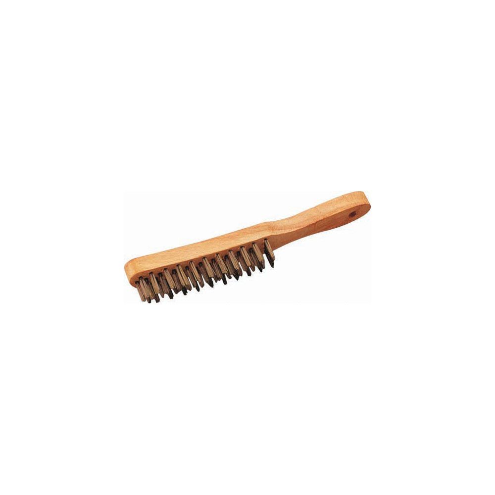 Brosse Métallique Manuelle à Manche Bois – État Neuf