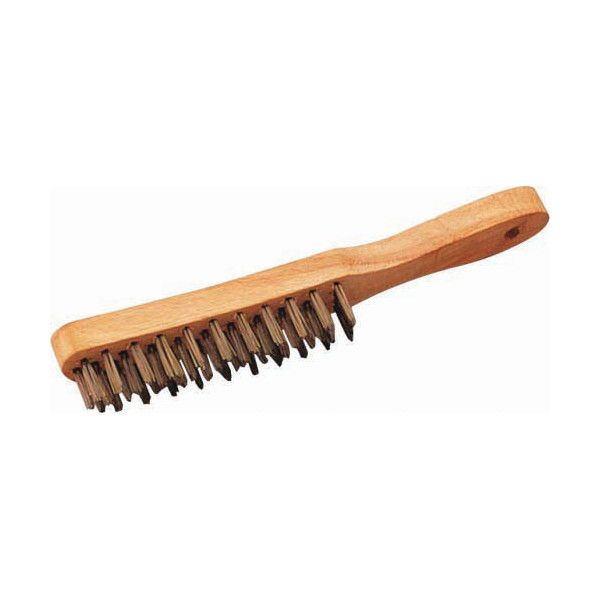 BROSSE METALLIQUE 4 RANGS MANCHE BOIS - SAM 912-B2