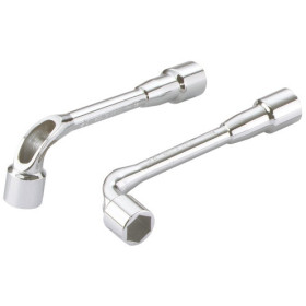 CLE A PIPE DEBOUCHEE 6/6 PANS DE 8 A 24 MM - JEU DE 8 - SAM 94-J8