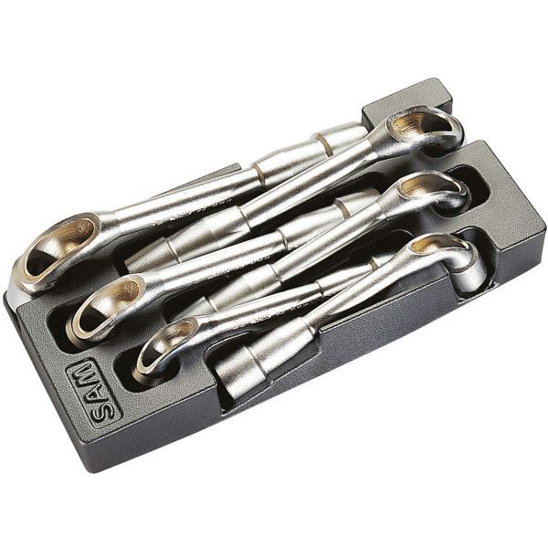MODULE ABS 1/3 DE 6 CLES A PIPE DEBOUCHEES 6/6 PANS EN MM - SAM 94-SJ6M
