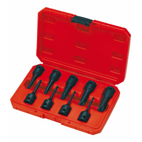DOUILLES TOURNEVIS 1/2'' A CHOCS LONGUE TORX EN COFFRET - SAM CP-NSTJ
