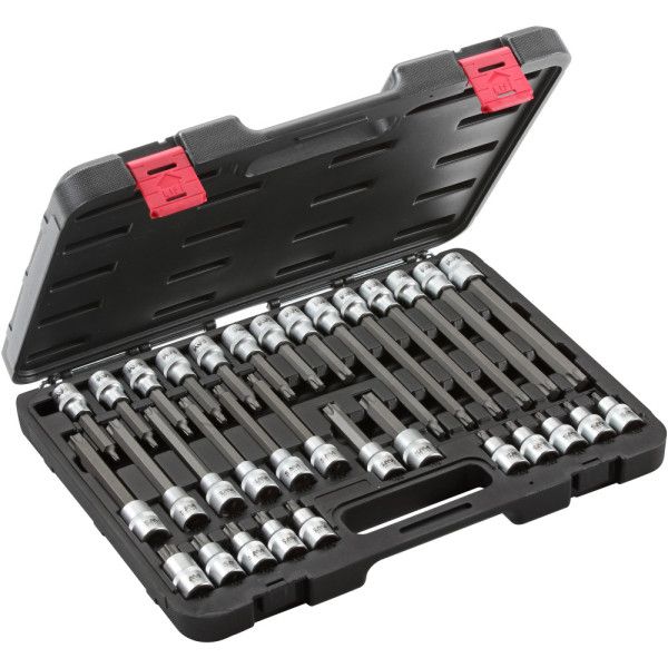 DOUILLES TOURNEVIS TORX 1/2'' - COFFRET COMPLET - SAM CP-STJ