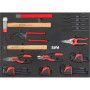 Servante 30N mécanique 239 outils 6 tiroirs SAM CPP-239PM