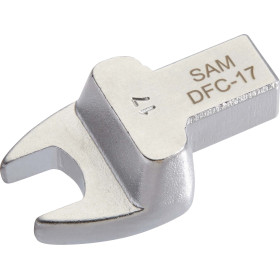 EMBOUT DYNA RECTANGULAIRE 14X18 FOURCHE DEPORTEE 18 MM - SAM DFC-18