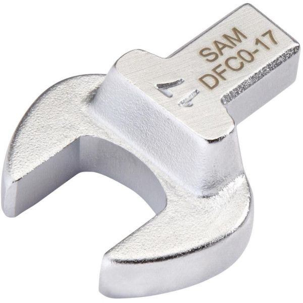 EMBOUT DYNA RECTANGULAIRE 9X12 FOURCHE DEPORTEE 17 MM - SAM DFC0-17