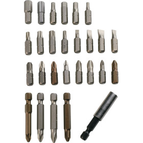 EMBOUT DE VISSAGE 1/4'' ET ACCESSOIRES EN COFFRET - SAM E-112-J29