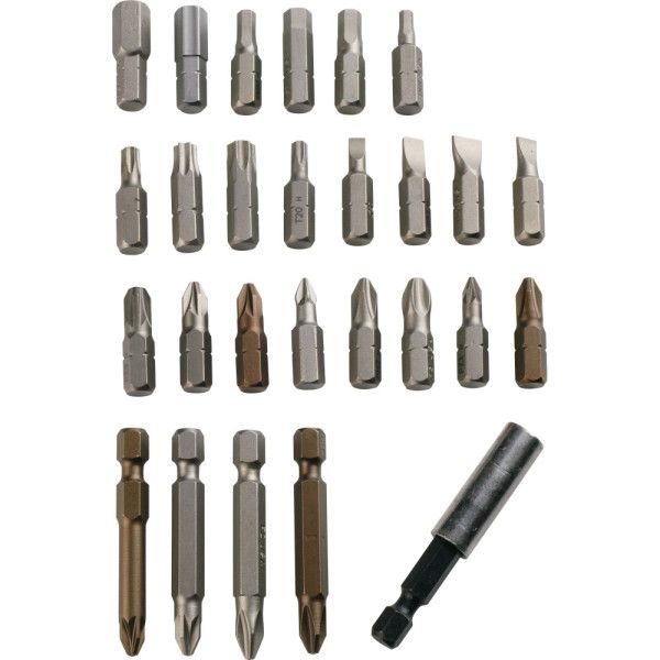 EMBOUT DE VISSAGE 1/4'' ET ACCESSOIRES EN COFFRET - SAM E-112-J29