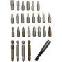 EMBOUT DE VISSAGE 1/4'' ET ACCESSOIRES EN COFFRET - SAM E-112-J29