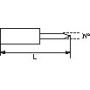 EMBOUT 1/4'' STANDARD 6 PANS 6 - BOITE DE 5 - SAM E-114-H6