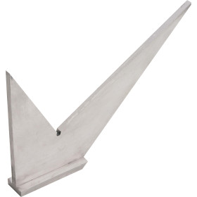 EQUERRE DOUBLE ONGLET A CHAPEAU 200 MM - SAM E6-200