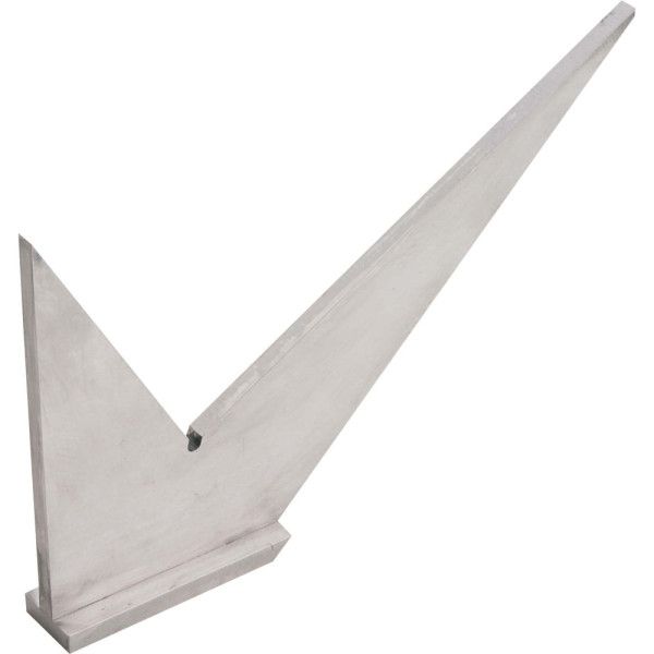 EQUERRE DOUBLE ONGLET A CHAPEAU 200 MM - SAM E6-200