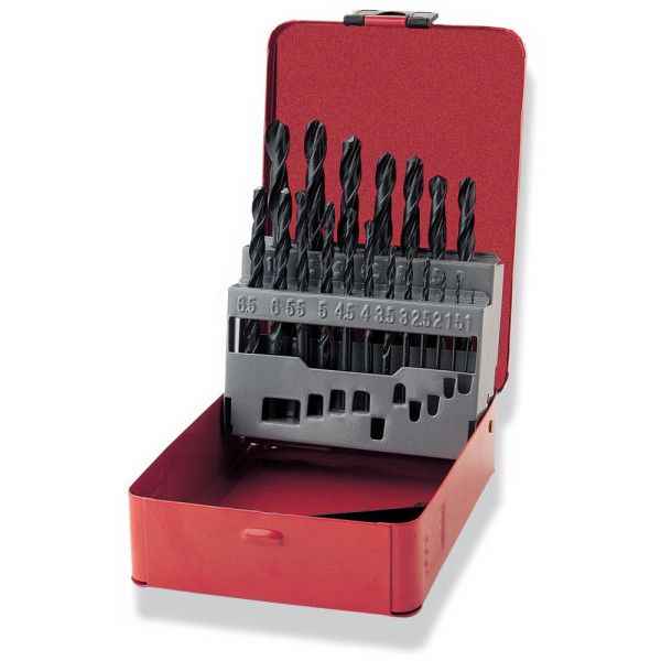 FORET A METAUX HSS 1-10 MM - COFFRET TOLE DE 19 - SAM F1-C19