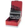 FORET A METAUX HSS 1-10 MM - COFFRET TOLE DE 19 - SAM F1-C19