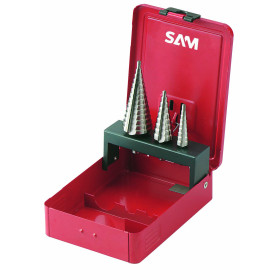 FORET ETAGE A DOUBLE TRANCHANT 4 A 30 MM - COFFRET DE 3 - SAM FEL-3J