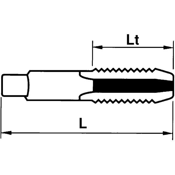 Jeu De 3 Tarauds Manuels M24 HSSG - Pas 3 Mm, 60° - Pour Filetage Métrique Professionnel