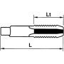 TARAUD A MAIN HSS M16X2,0 MM - SET DE 3 - SAM FTR-16
