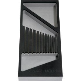 MODULE MOUSSE 1/3 VIDE POUR CLES MIXTES PLATES - SAM MOD-59