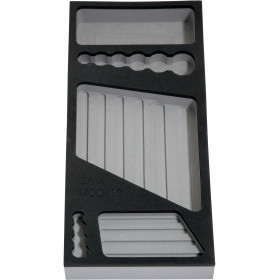 MODULE MOUSSE 1/3 VIDE POUR CLES A PIPE DEBOUCHEES - SAM MOD-60