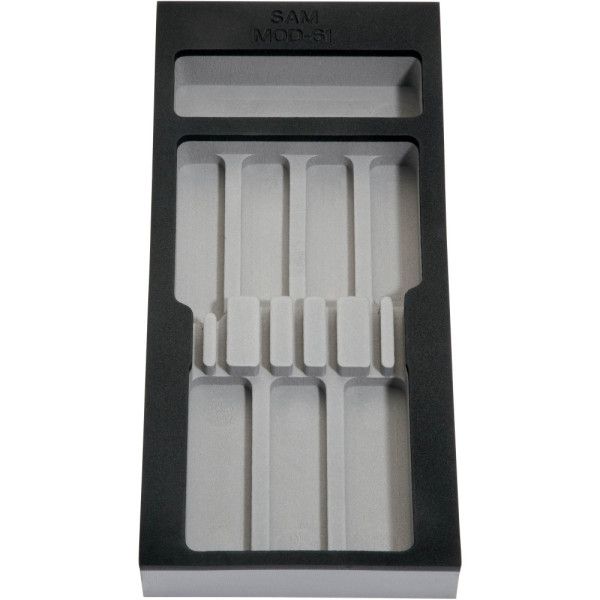MODULE MOUSSE 1/3 VIDE POUR TOURNEVIS - SAM MOD-61