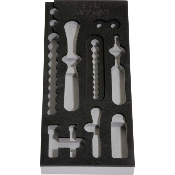 MODULE MOUSSE 1/3 VIDE POUR DOUILLES ET ACCESSOIRES 1/4'' - SAM MOD-67